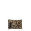 Poseta animal print cu par de ponei din piele naturala Made in Italy