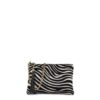 Poseta animal print cu par de ponei din piele naturala Made in Italy