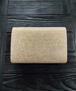 Geanta plic de ocazie sampanie cu sclipici