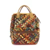 Rucsac piele multicolor