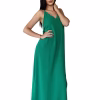Rochie lunga vaporoasa verde